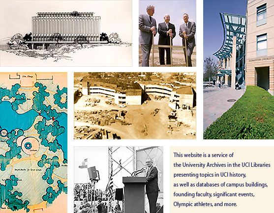 Collage of UCI historical photos