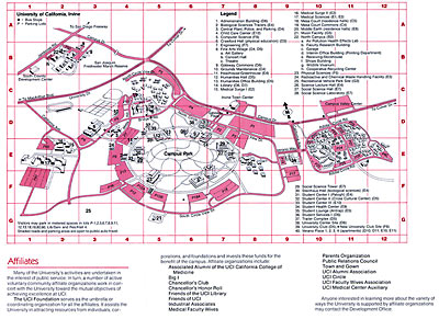 Campus map, 1991.