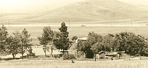 The Ranch House, near what is now the center of UCI campus, circa 1960.