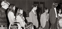 Recipients are honored at the Lauds and Laurels ceremony in 1975.